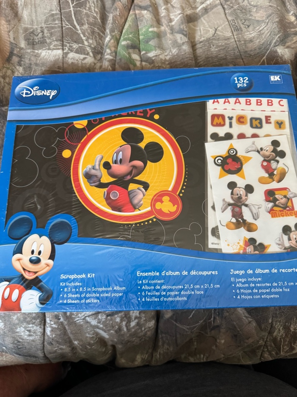 Disney Mickey Mouse Scrapbook Kit - Black & Blue